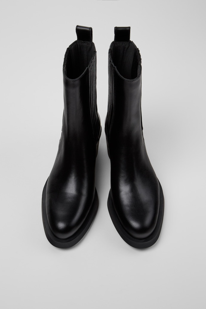 Bonnie Black leather boots for women