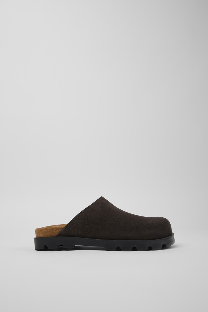 Brutus Sandal Gray Nubuck Clog for Women