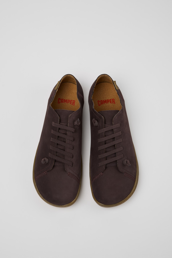 Peu Brown Nubuck and Leather Shoes for Men.