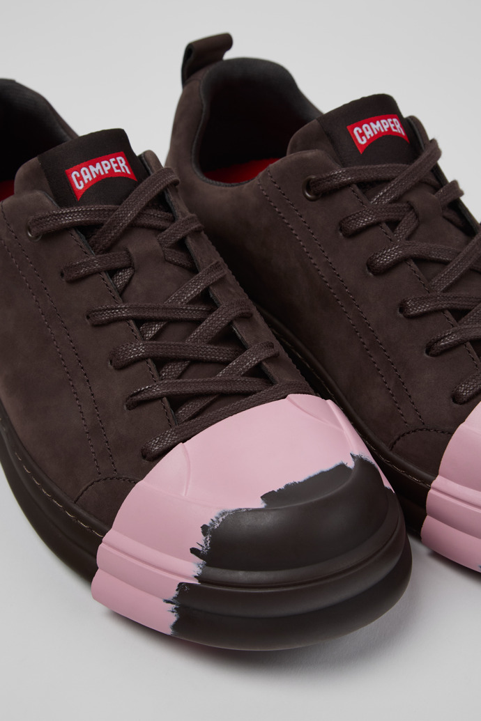 Junction Runner Brown Nubuck Men's Sneakers.