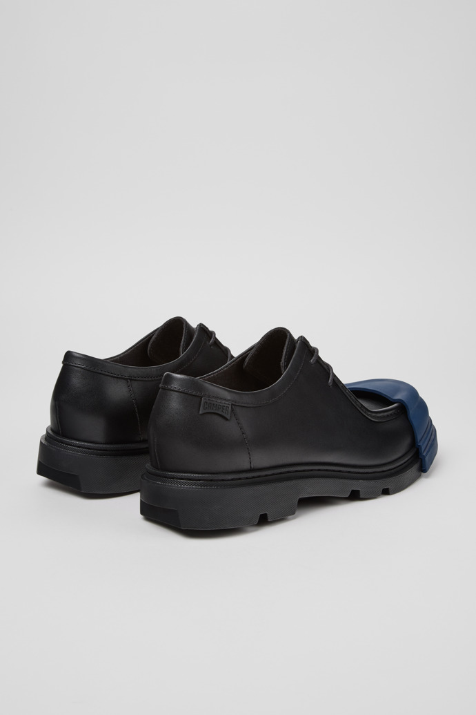 Junction Black Leather Shoes for Men.
