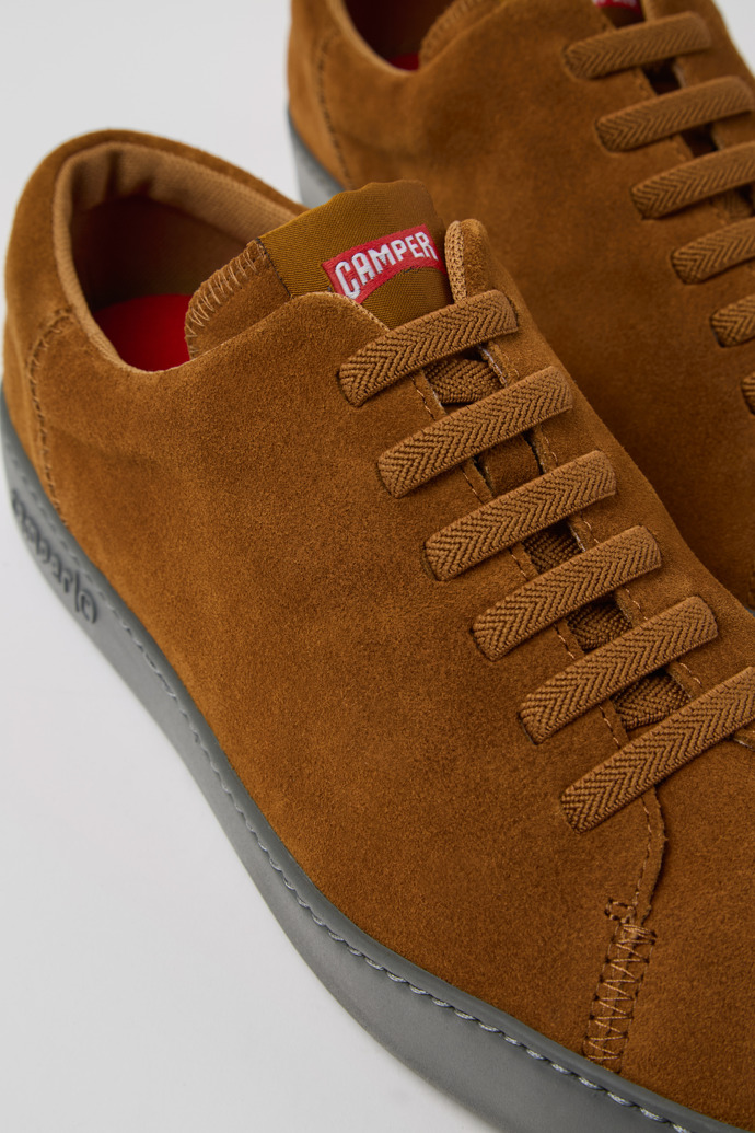 Peu Touring Brown Nubuck Men's Sneakers.