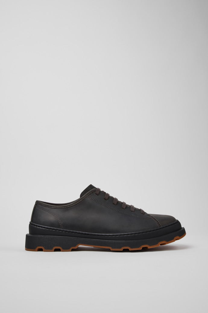 Brutus+ Gray Nubuck Shoes for Men.