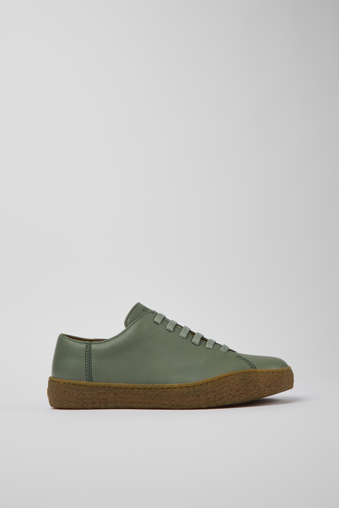 Peu Terreno Green leather shoes for men