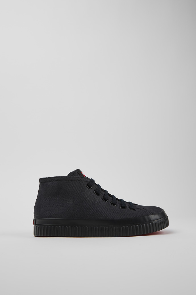 Peu Roda Black recycled cotton sneakers for women