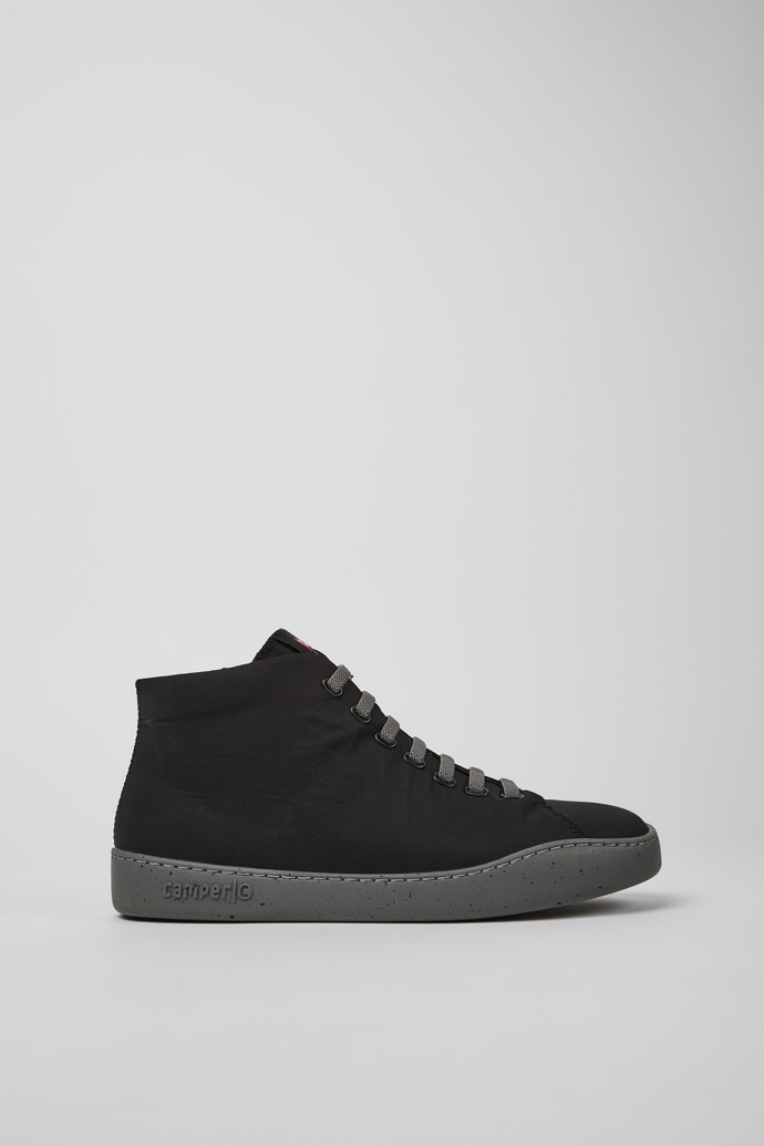 Peu Touring Black Textile Sneaker Boots for Men.