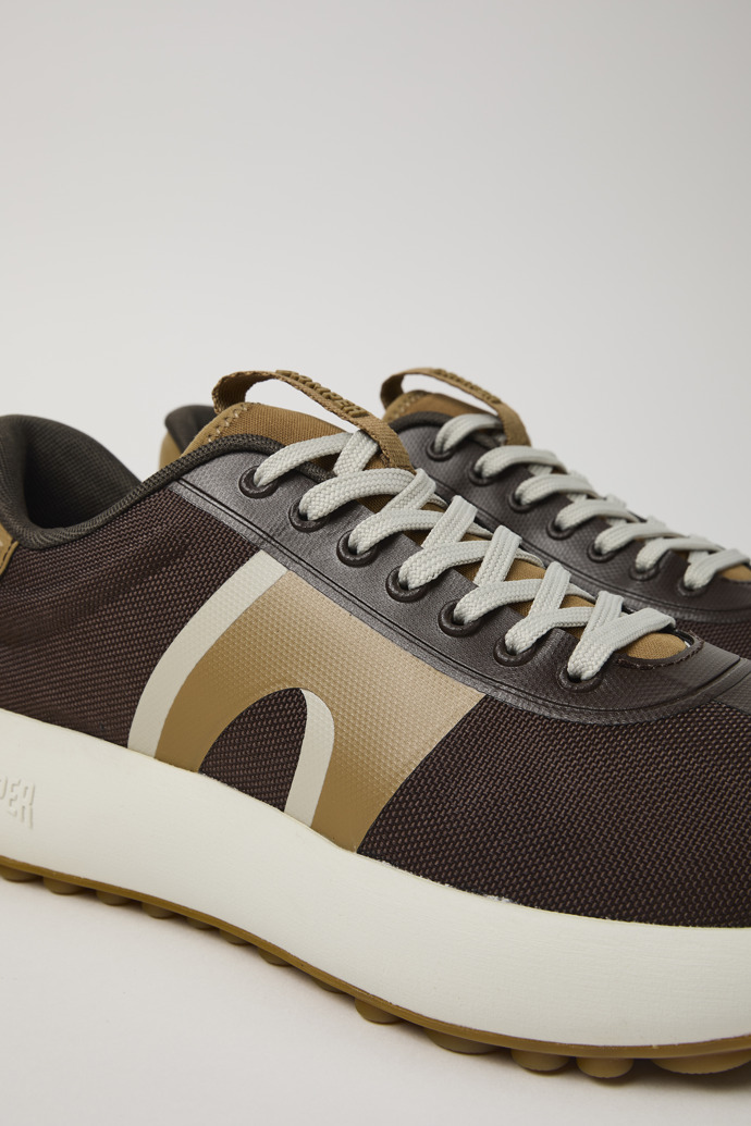 Pelotas Athens Brown Textile Sneaker for Men