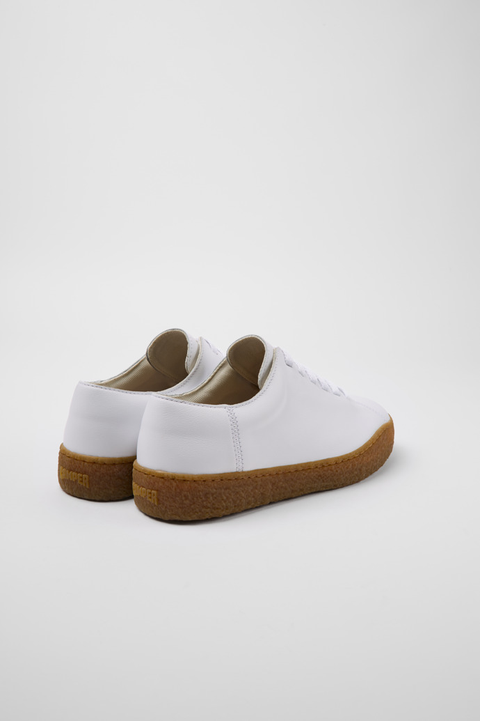 Peu Terreno White leather shoes for men