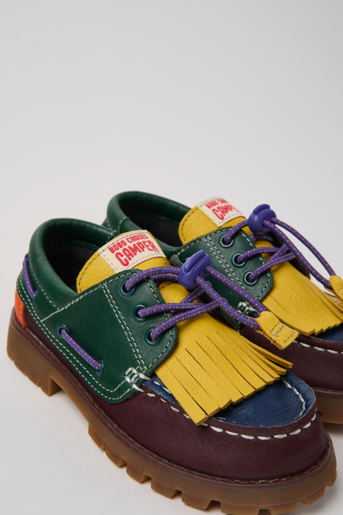 Bobo Choses x Camper Multicolor Leather and Nubuck Nautical for Kids.