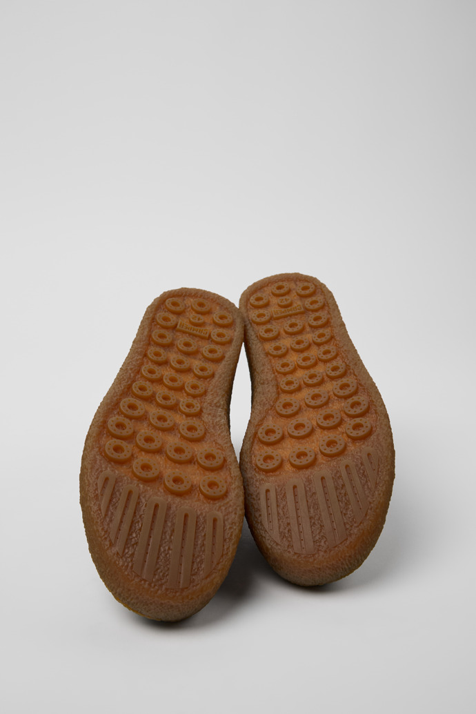 Peu Terreno Green Leather Ankle Boots for Men.