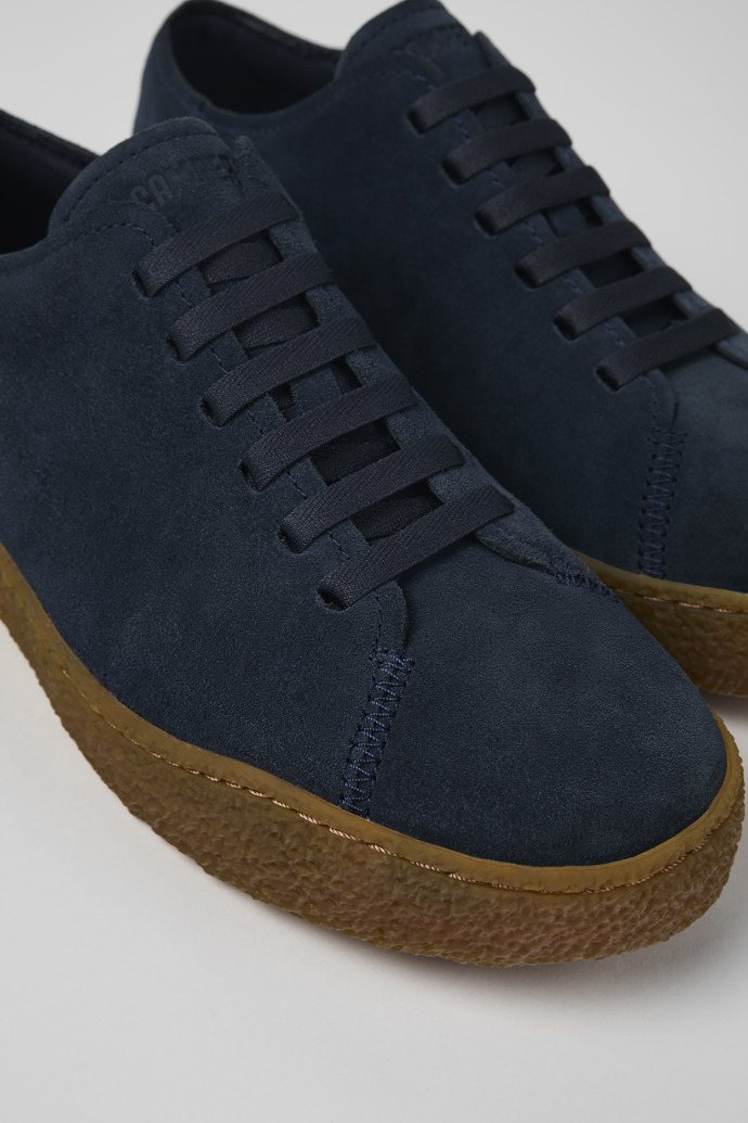 Peu Terreno Blue Nubuck Shoes for Men.