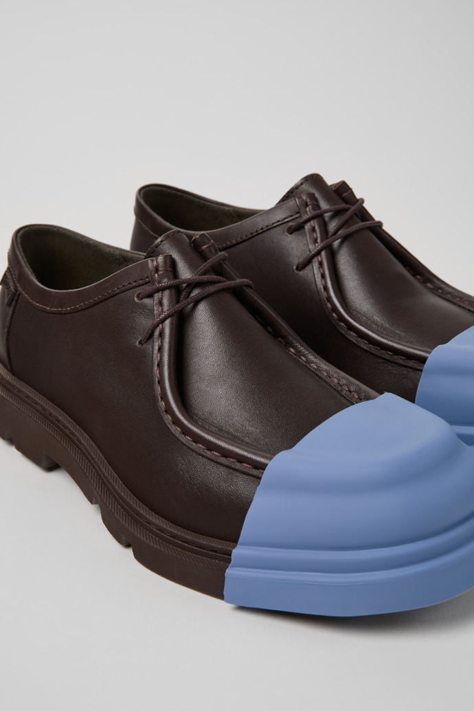 Junction Brown Leather Shoes for Women.