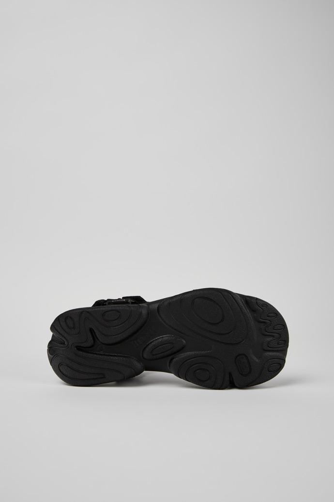 Karst Sandal Black Recycled PET Webbing Sandals for Men.