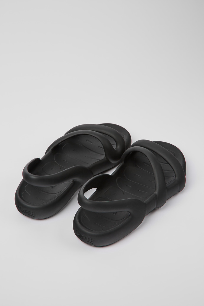Kobarah Flat Black EXTRALIGHT Sandals for Men.