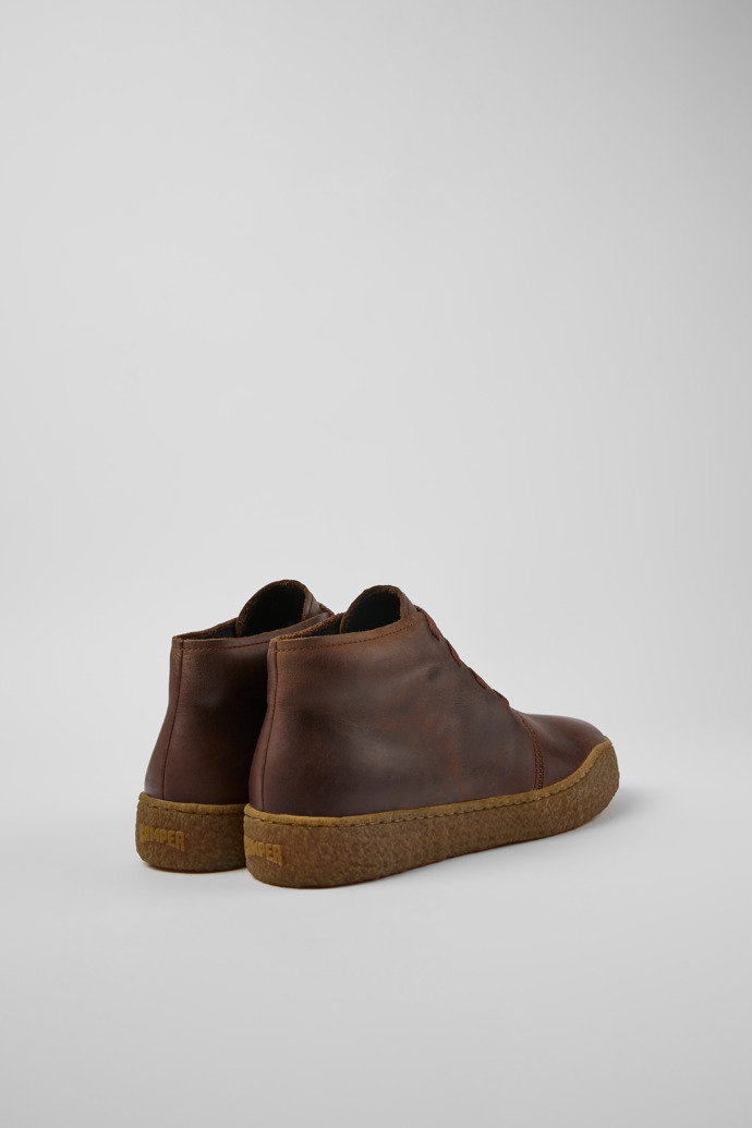 Peu Terreno Brown leather shoes for men