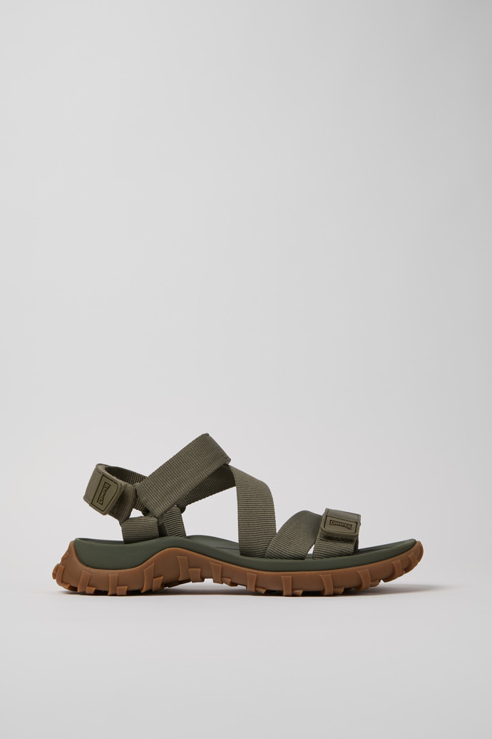 Drift Trail Sandal Green Recycled PET Sandals for Men.