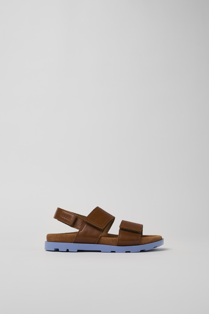 Brutus Sandal Brown Leather 2-Strap Sandal