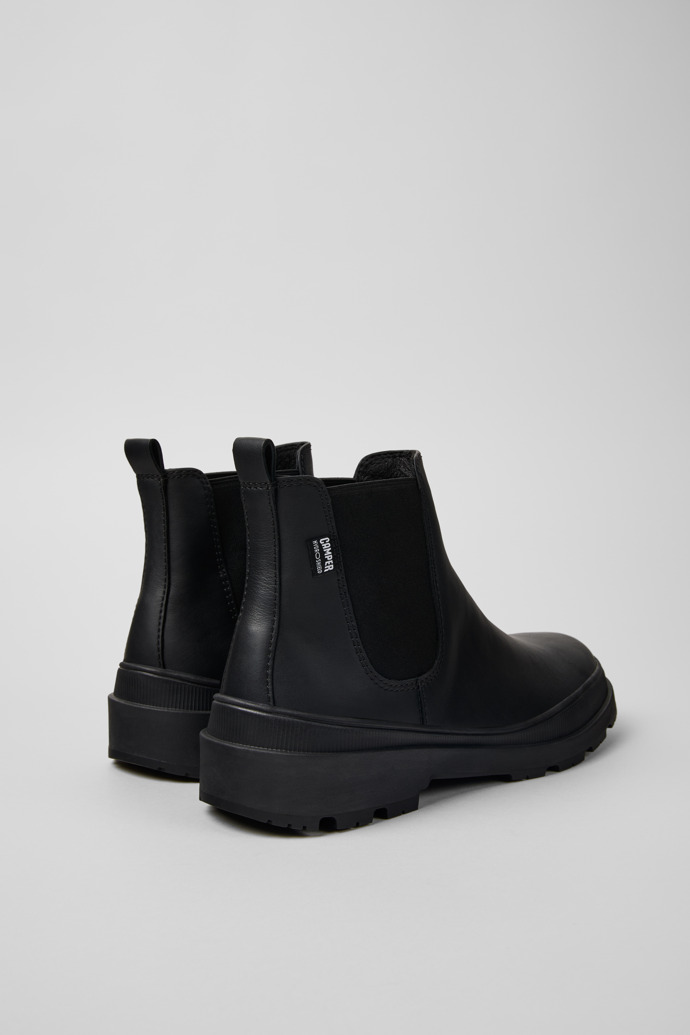 Brutus Trek HYDROSHIELD® MICHELIN Black leather ankle boots for men