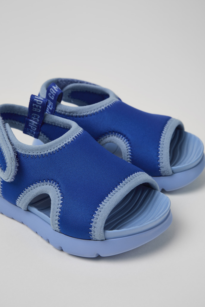 Oruga Blue Textile Sandal