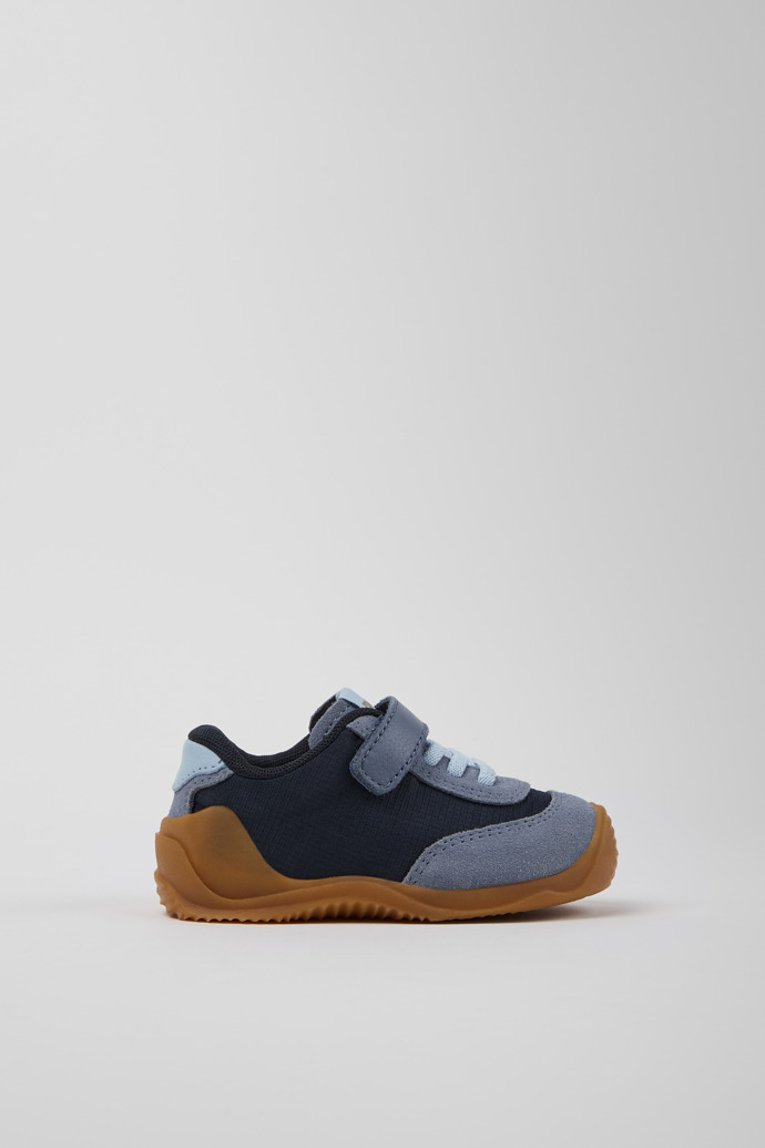 Dadda Blue textile and nubuck sneakers for kids
