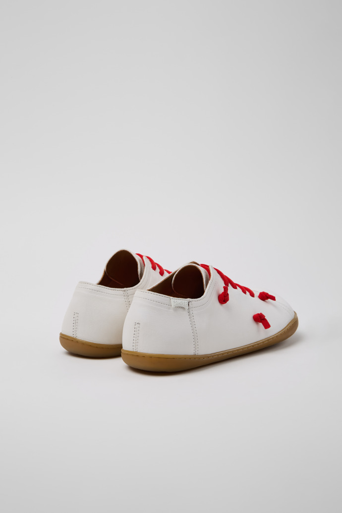 Twins White Vegetable Tanned Leather Shoes for Men.