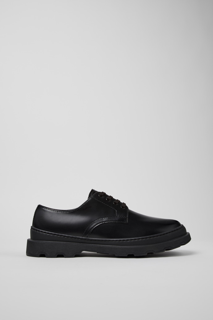 Brutus+ Black Leather Shoes for Men.