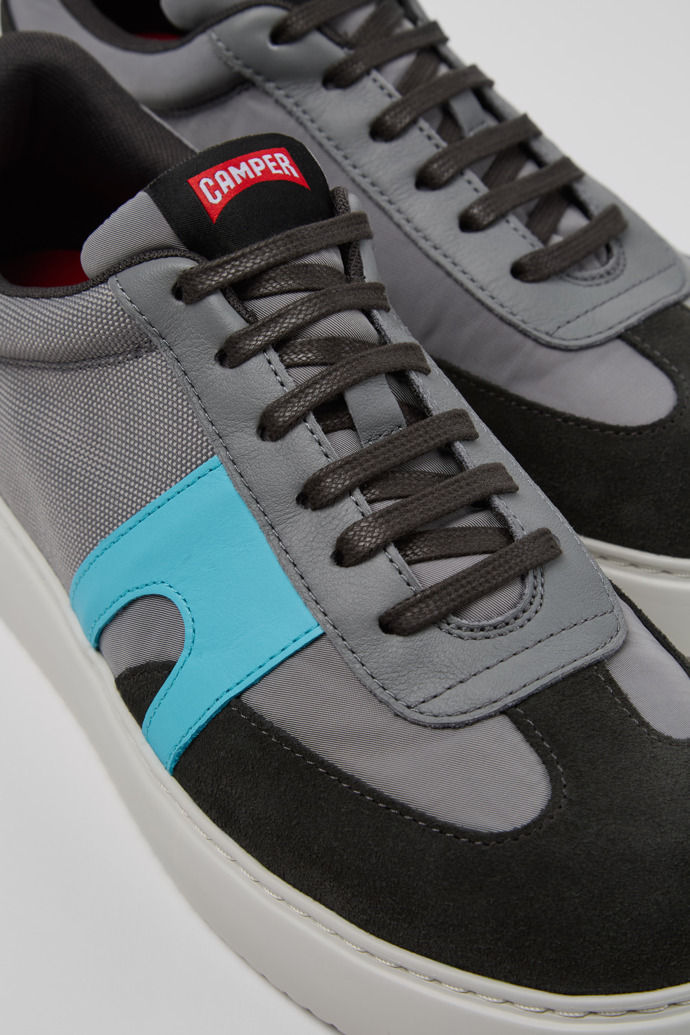 Runner K21 Sorona® Multicolor Recycled PET and Nubuck Sneakers for Men.