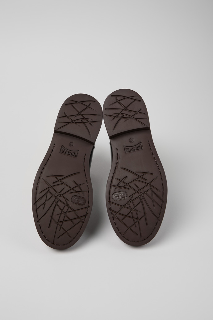 Dean Brown leather ankle boots for men