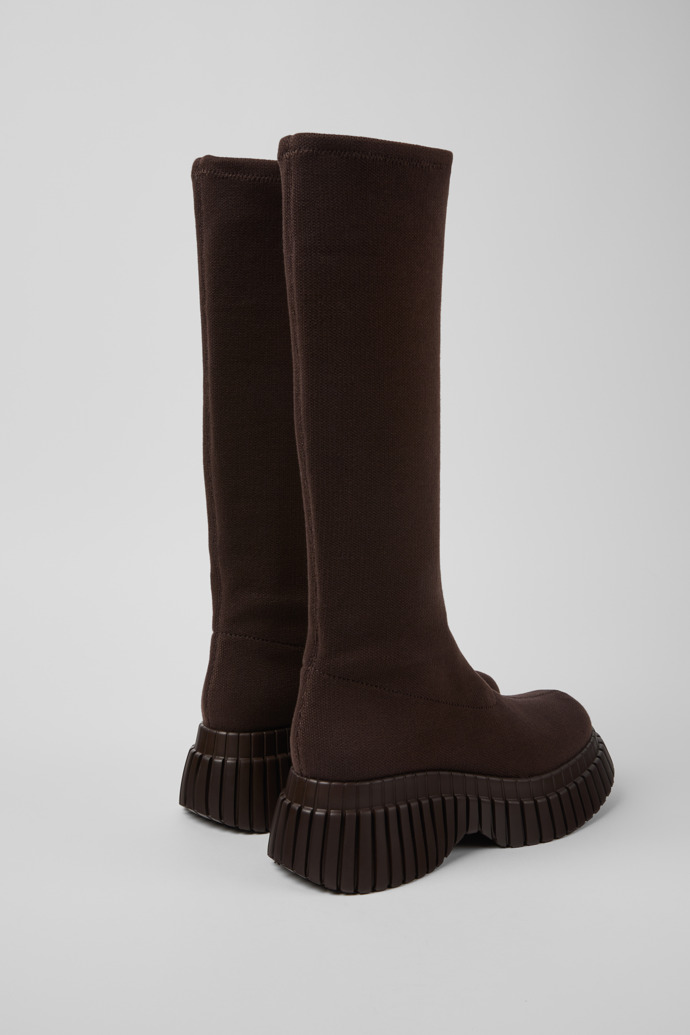 BCN TENCEL® Brown textile boots for women