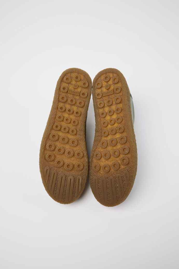 Peu Terreno Green leather shoes for men