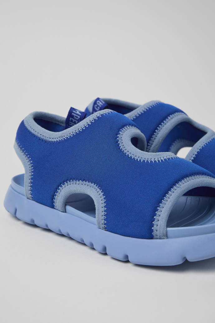 Oruga Blue Textile Sandal
