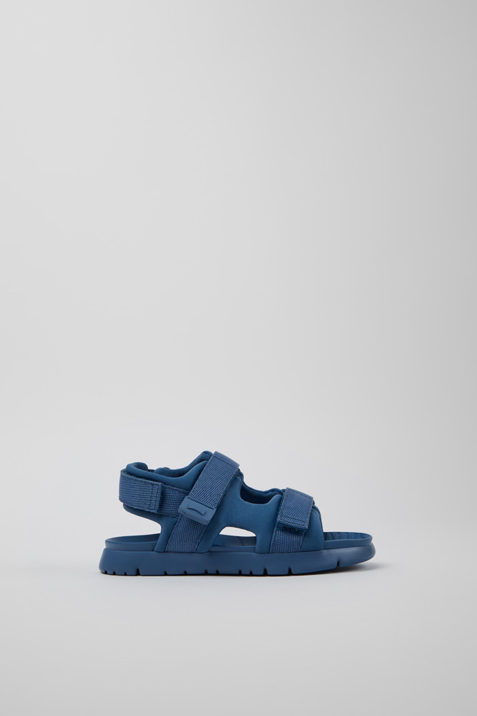 Oruga Blue Textile Sandals for Kids.