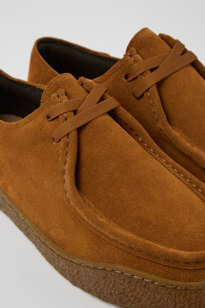 Peu Terreno Brown Nubuck Shoe for Men.