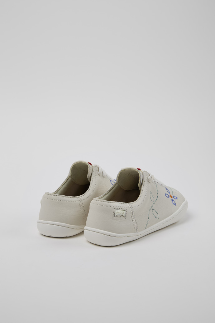 Twins White Leather Kids' Shoes for Children.