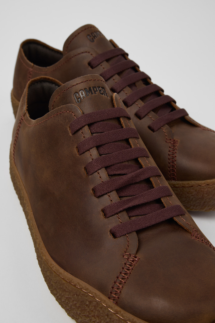 Peu Terreno Brown Nubuck Shoes for Men.