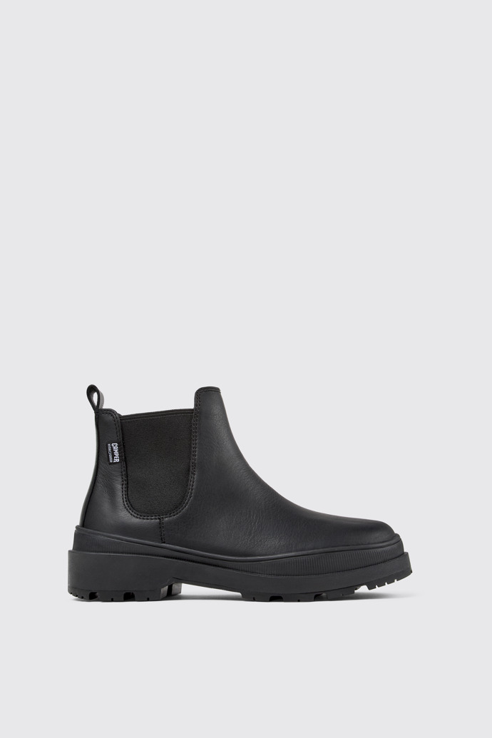 Brutus Trek HYDROSHIELD® MICHELIN Black leather ankle boots for women