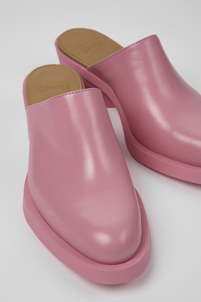 Bonnie Pink leather mules for women