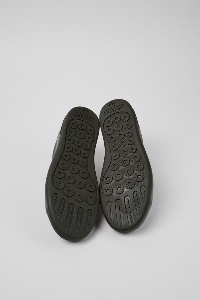 Peu Touring Gray Leather Sneakers for Men.