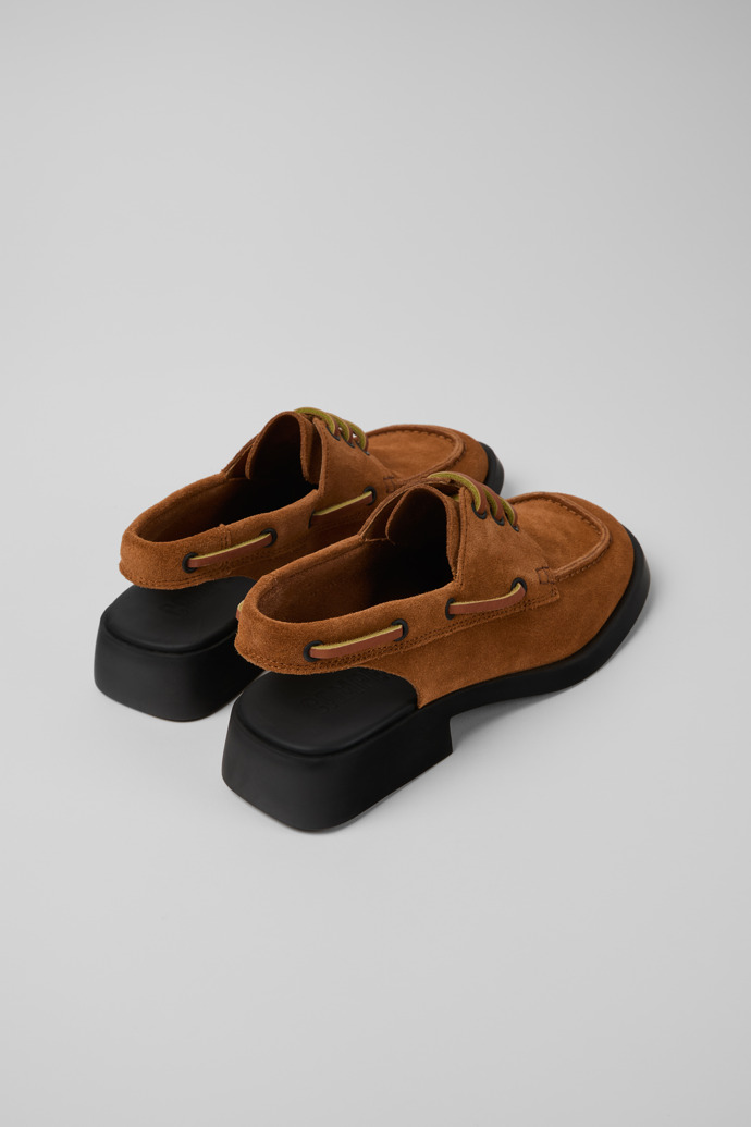 Dana Brown Nubuck Mocasin Shoes for Women.