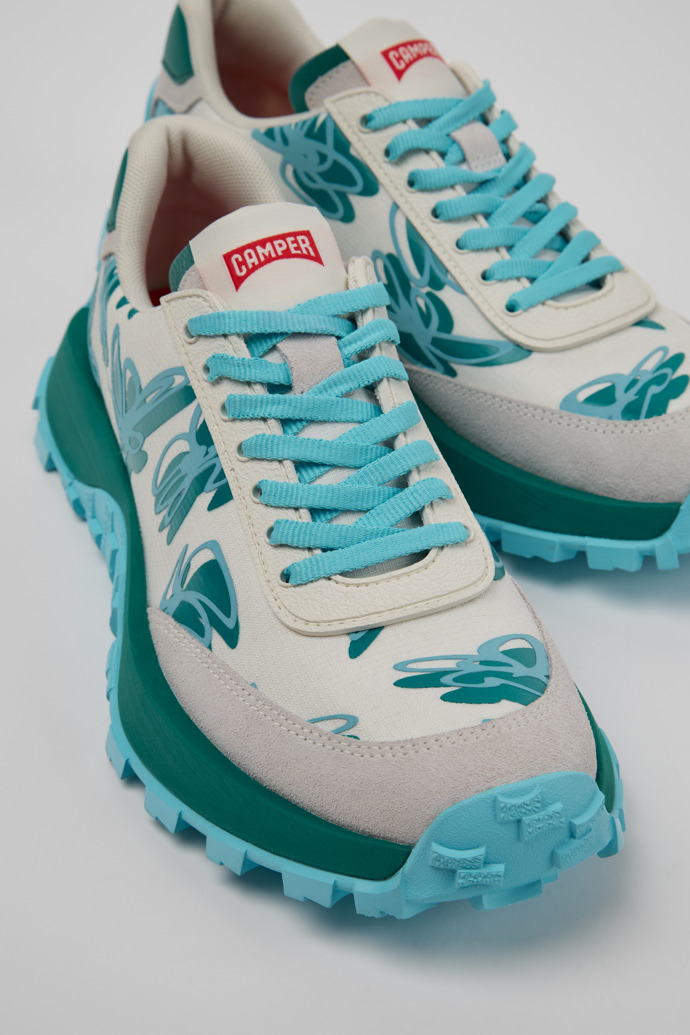 Drift Trail VIBRAM Multicolor Recycled PET and Nubuck Sneakers for Women.