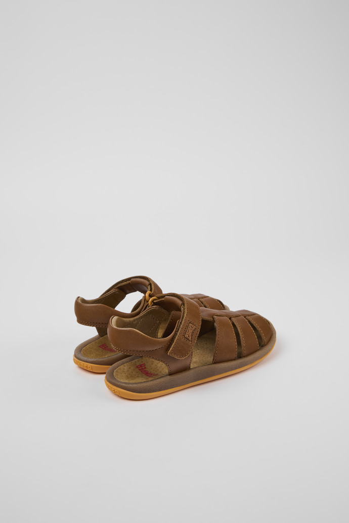 Bicho Brown Leather Sandal