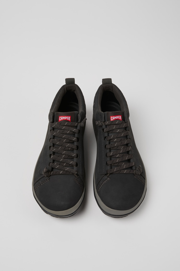 Peu Pista GM Gray Nubuck Ankle Boots for Men.