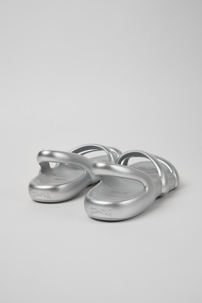 Kobarah Flat Silver Sandals.