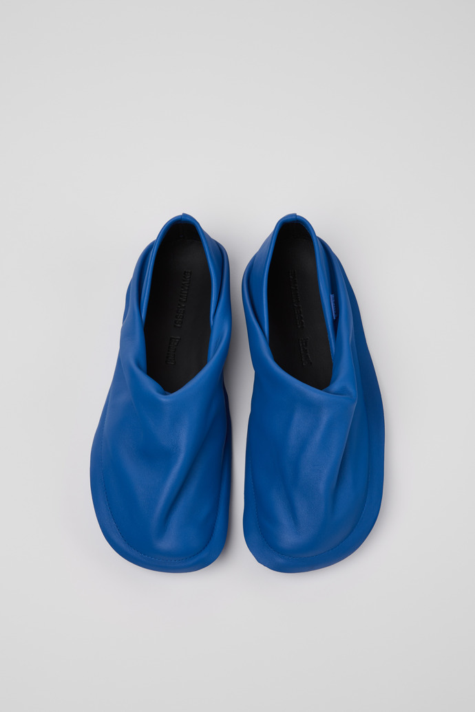 Camper x ISSEY MIYAKE - Peu Form Blue Leather Women's Shoes.