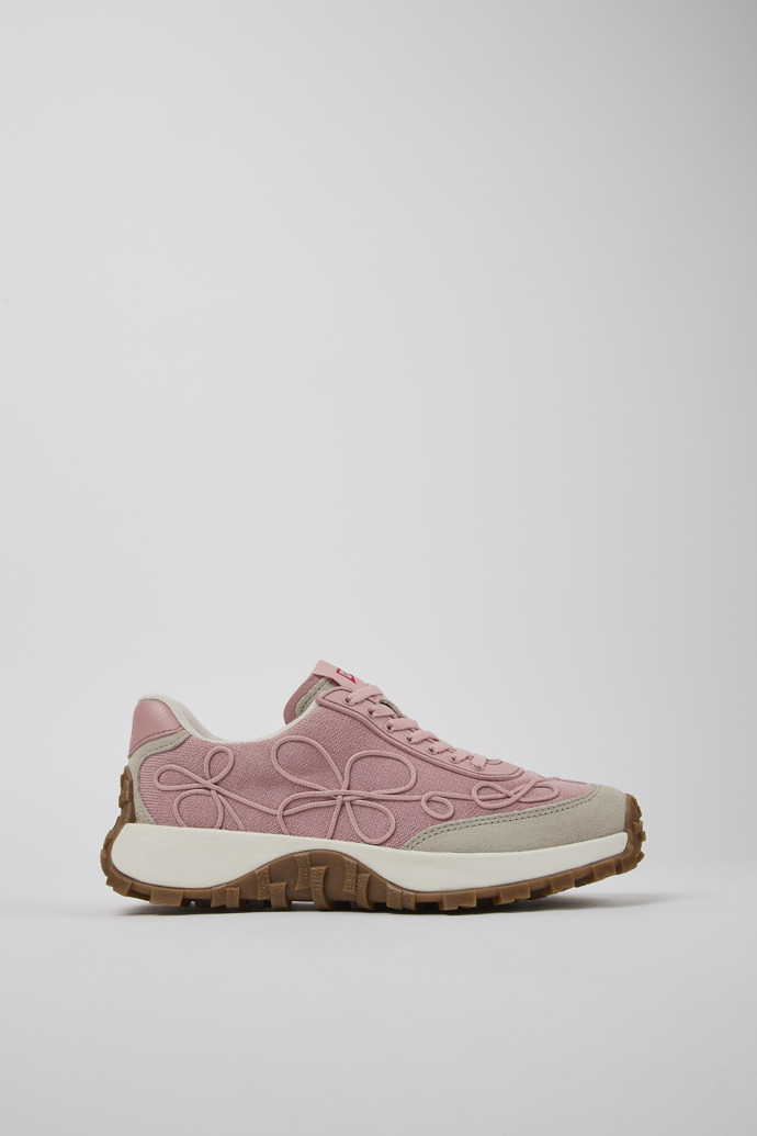 Drift Trail VIBRAM Pink textile and nubuck sneakers for women