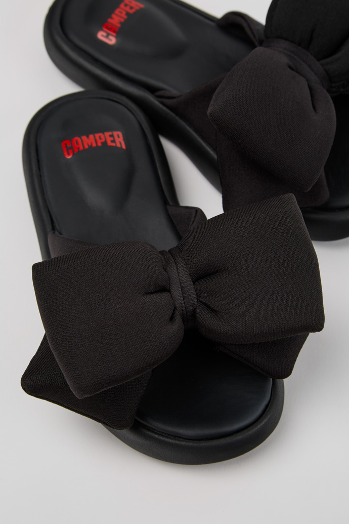 Pelotas Flota Black Recycled PET Sandals for Kids.