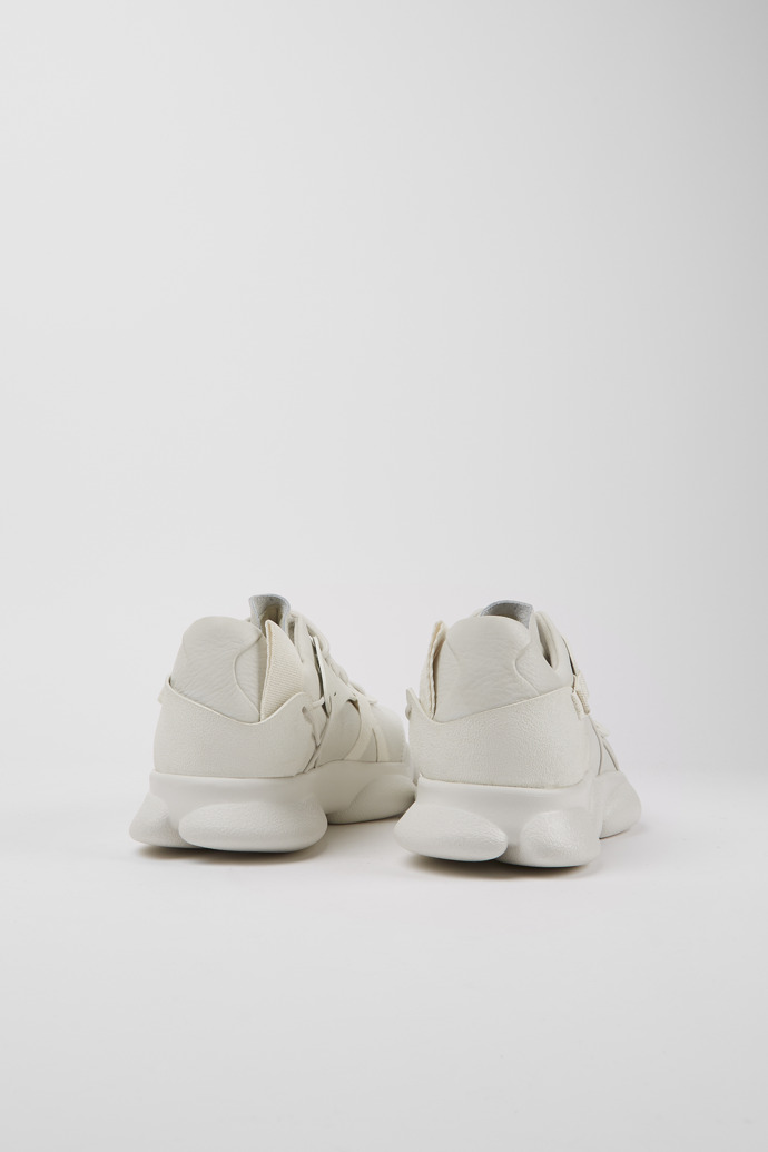 Karst White non-dyed leather sneakers for men