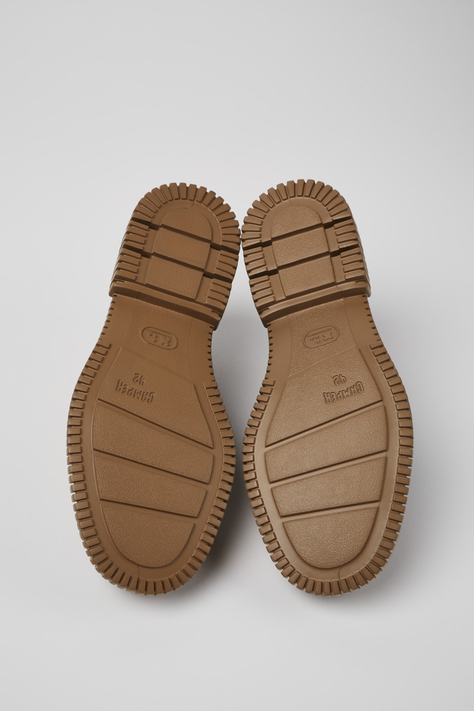 Pix Brown Leather Shoe for Men