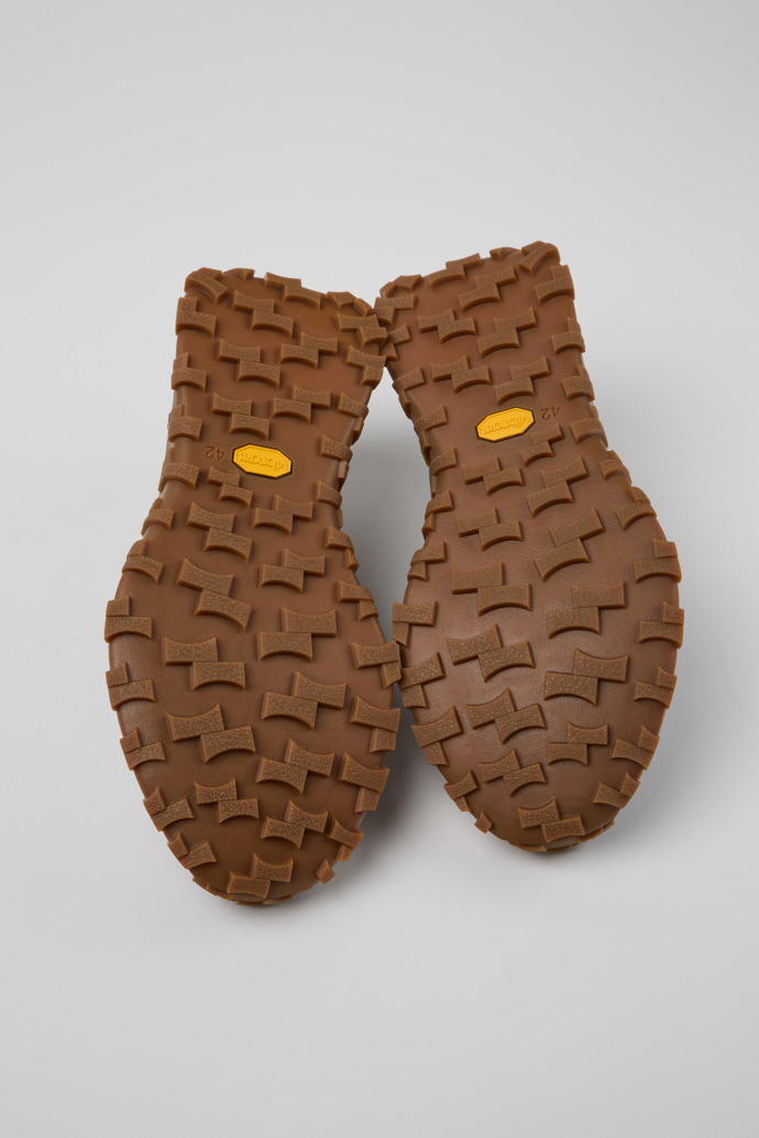 Drift Trail VIBRAM Blue Nubuck and Textile Sneakers for Men.