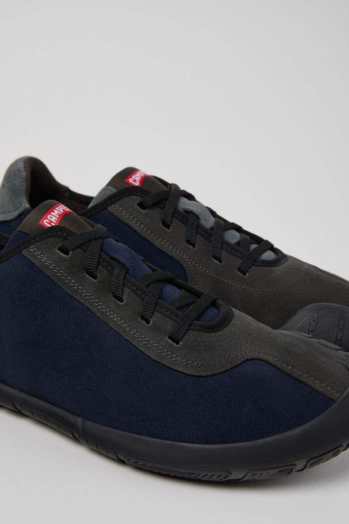 Twins Multicolor Nubuck Sneakers for Men.